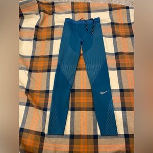 Nike Zonal Strength Running Tights Blue Small